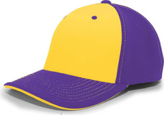 Pacific Headwear 398F M2 Performance Flexfit Cap - Purple Gold - Purple Gold / 6 1/2’’ - 7’’
