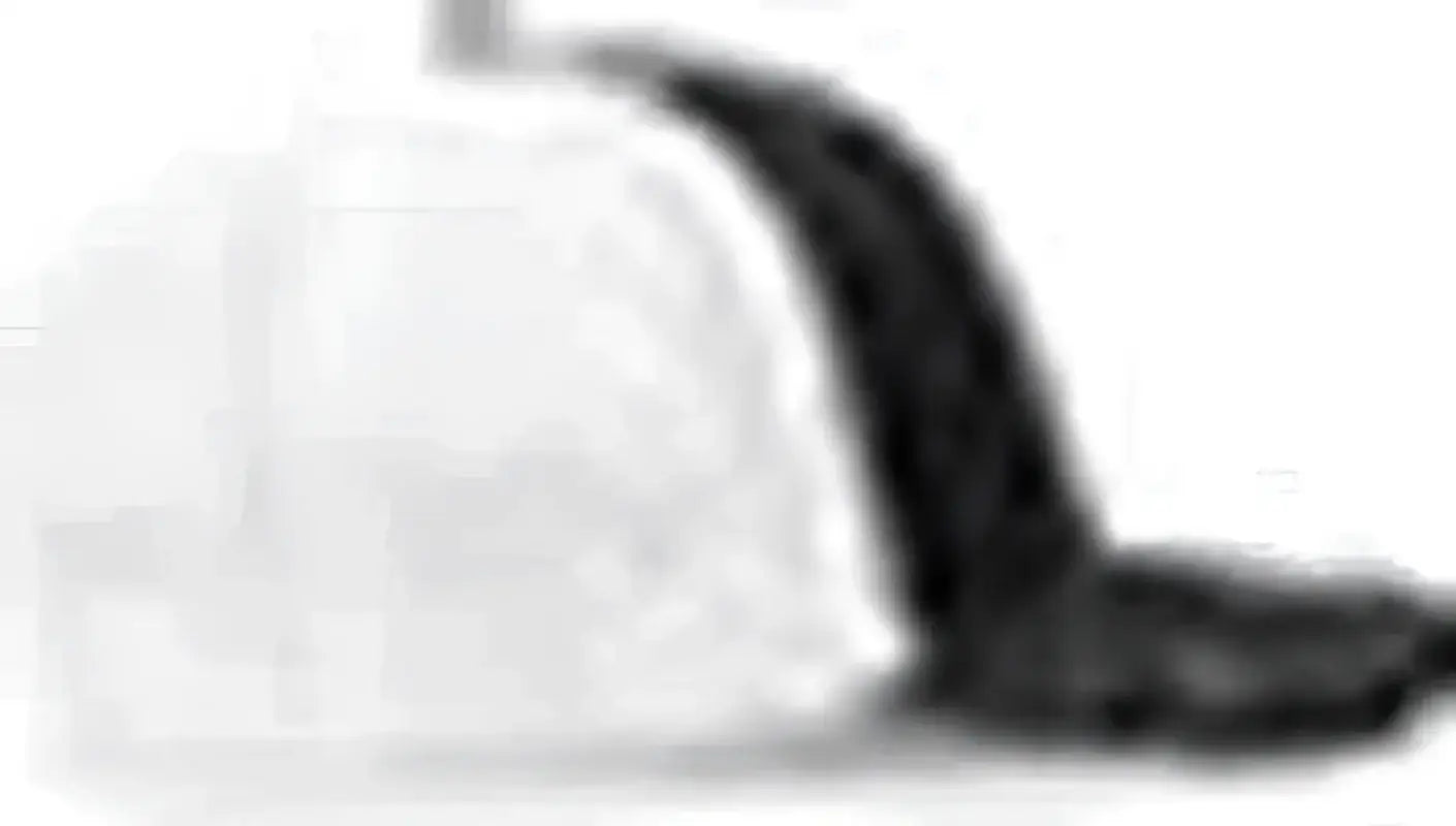 Pacific Headwear 404F Trucker Flexfit Cap - Black White Black