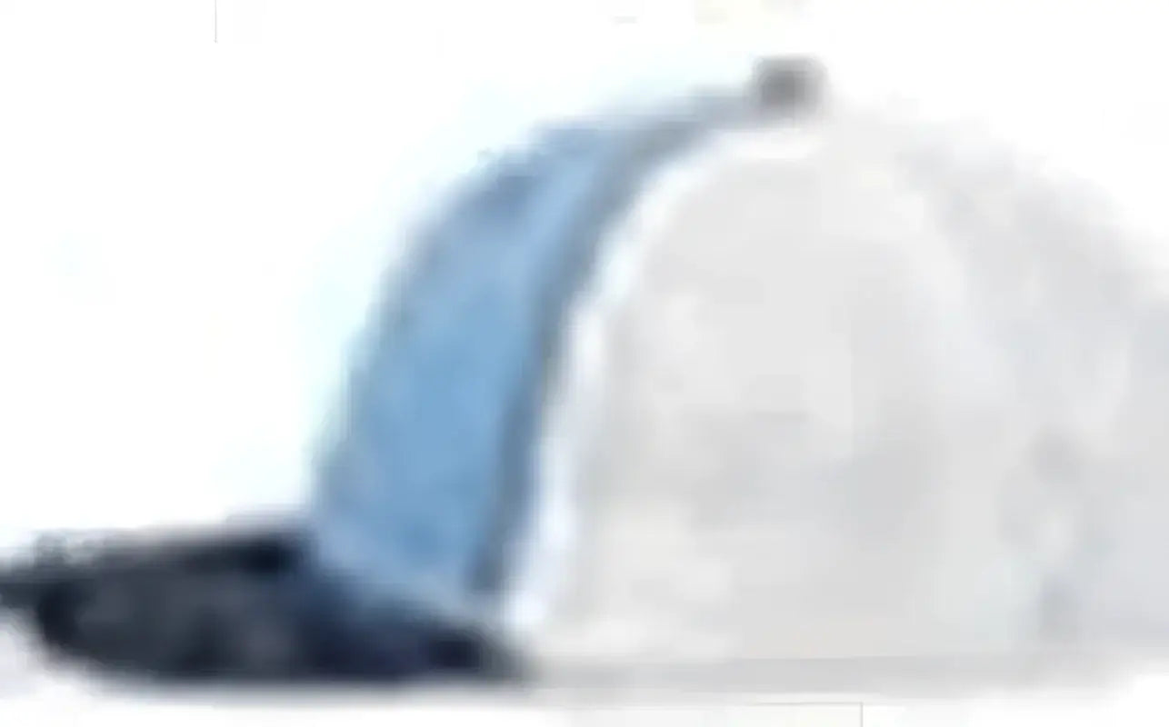 Pacific Headwear 404F Trucker Flexfit Cap - Columbia Blue White Navy