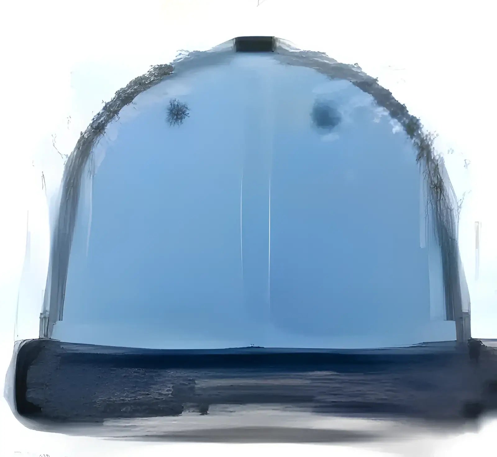 Pacific Headwear 404F Trucker Flexfit Cap - Columbia Blue White Navy