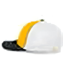 Pacific Headwear 404F Trucker Flexfit Cap Gold White Black