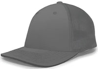 Pacific Headwear 404F Trucker Flexfit Cap Graphite Dark Gray / 6 1/2’’ 7’’