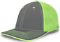 Pacific Headwear 404F Trucker Flexfit Cap Graphite Neon Green Graphite Dark Gray Green / 6 1/2’’ 7’’