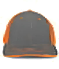 Pacific Headwear 404F Trucker Flexfit Cap Graphite Neon Orange Graphite