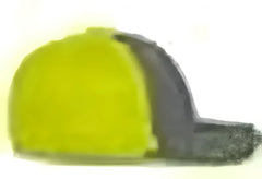 Pacific Headwear 404F Trucker Flexfit Cap Graphite Neon Yellow Graphite