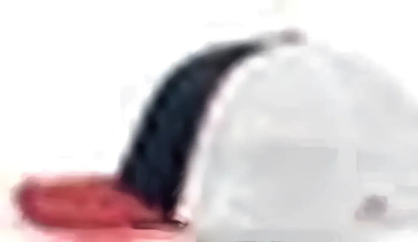 Pacific Headwear 404F Trucker Flexfit Cap - Navy White Red