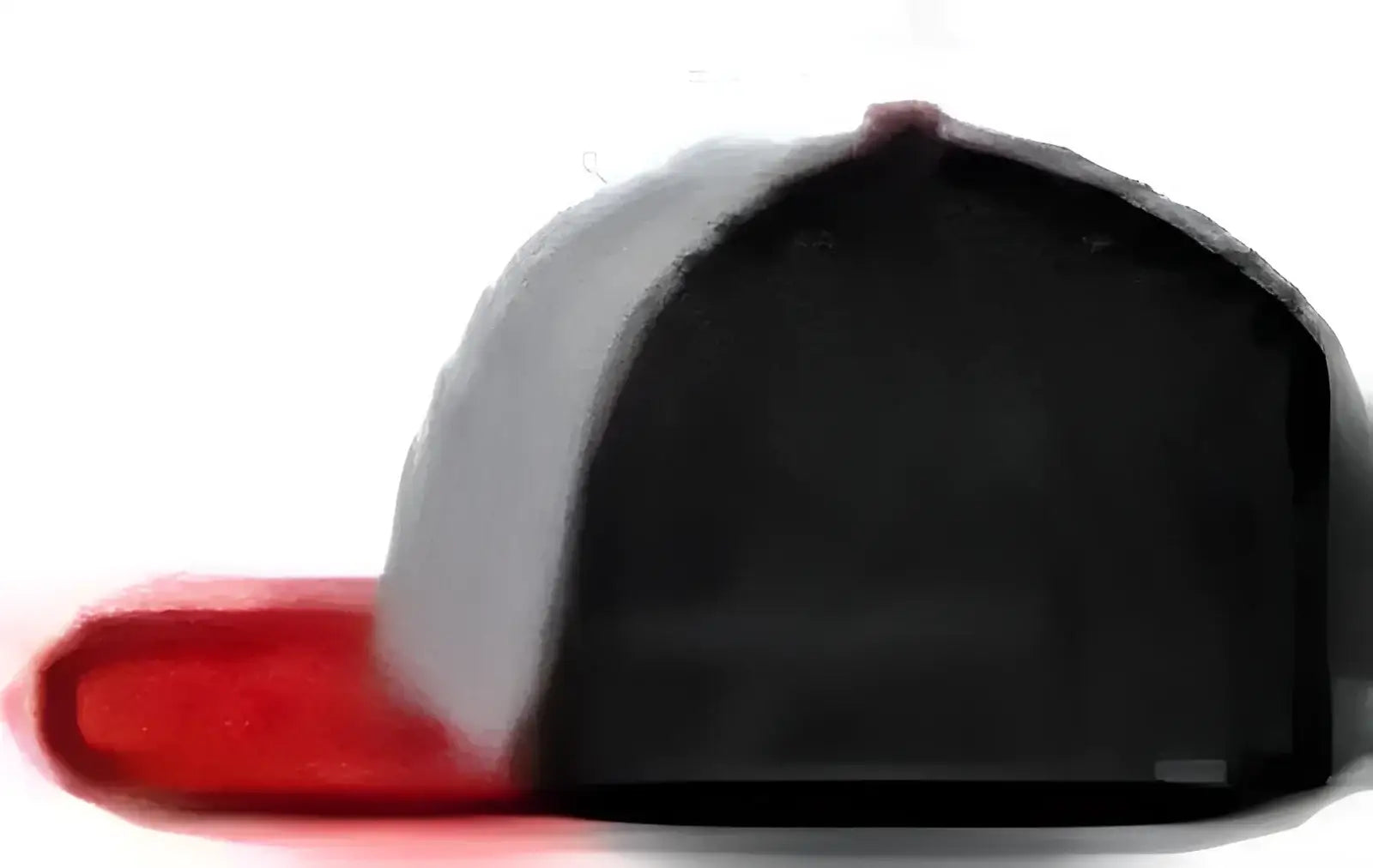 Pacific Headwear 404F Trucker Flexfit Cap - Silver Black Red