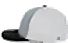 Pacific Headwear 404F Trucker Flexfit Cap - Silver White Black