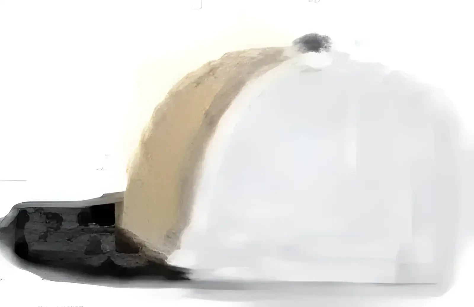 Pacific Headwear 404F Trucker Flexfit Cap - Vegas White Black