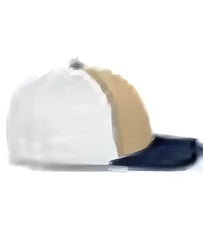 Pacific Headwear 404F Trucker Flexfit Cap - Vegas White Navy