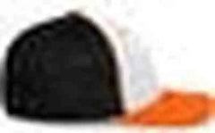 Pacific Headwear 404F Trucker Flexfit Cap - White Black Orange