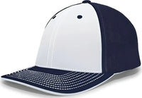 Pacific Headwear 404F Trucker Flexfit Cap White Navy Navy White Navy / 6 1/2’’ 7’’