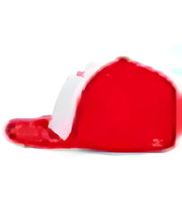 Pacific Headwear 404F Trucker Flexfit Cap - White Red Red