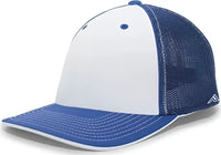 Pacific Headwear 404F Trucker Flexfit Cap White Royal Royal White Royal / 6 1/2’’ 7’’