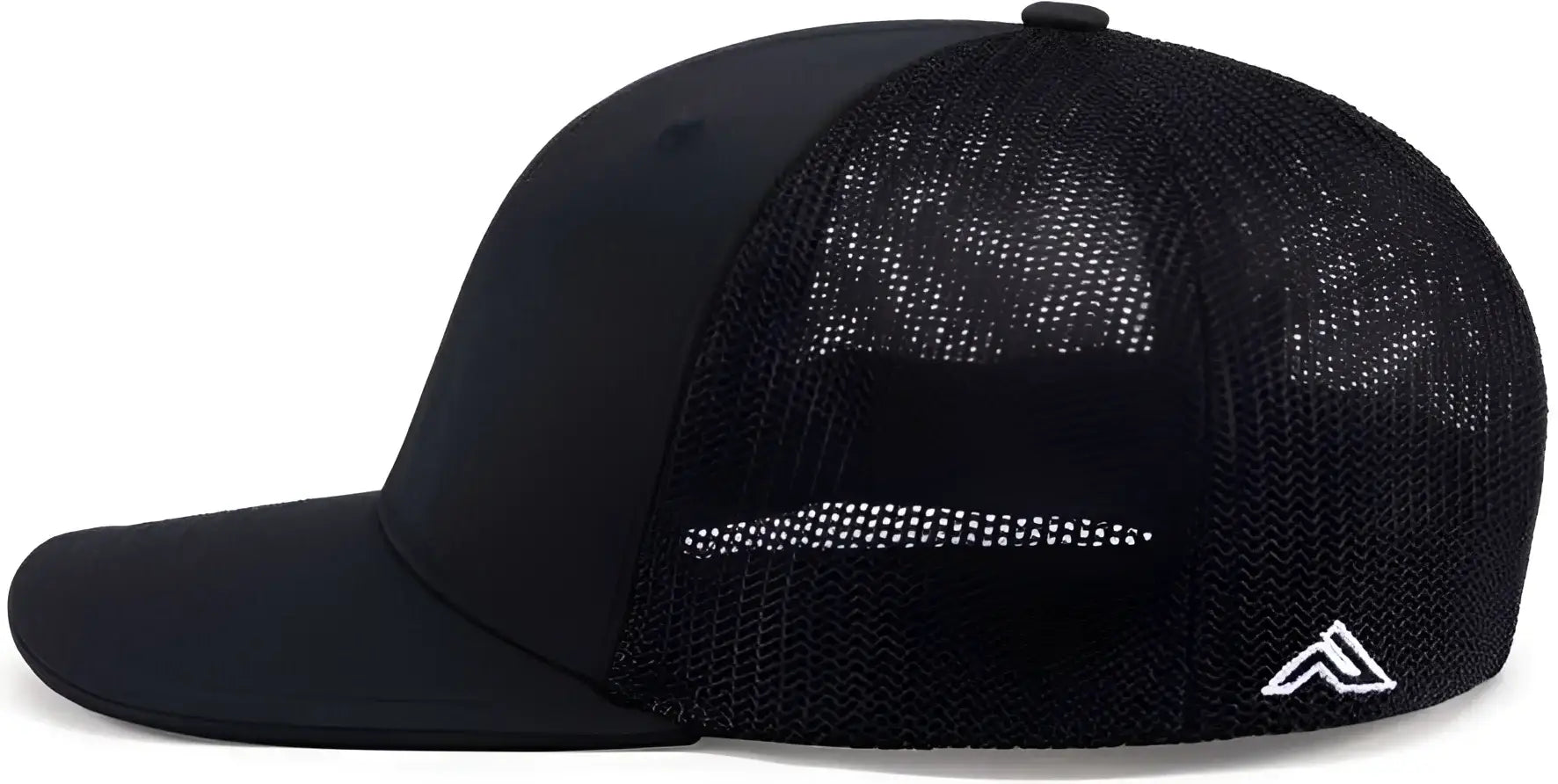 Pacific Headwear 404M Trucker Flexfit Cap - Black Black