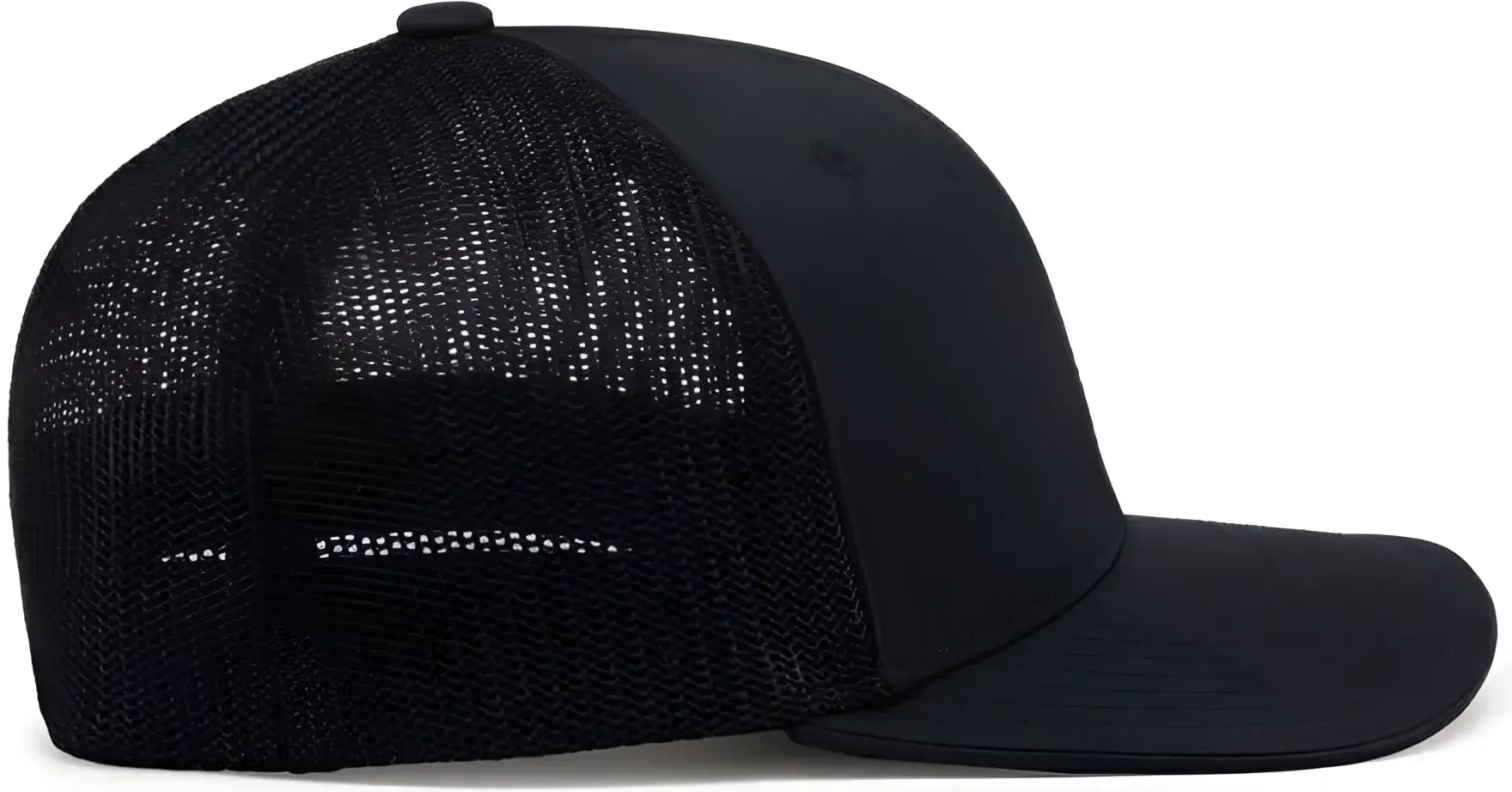Pacific Headwear 404M Trucker Flexfit Cap - Black Black