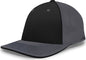 Pacific Headwear 404M Trucker Flexfit Cap - Black Graphite - Black Dark Gray / 6 1/2’’ - 7’’