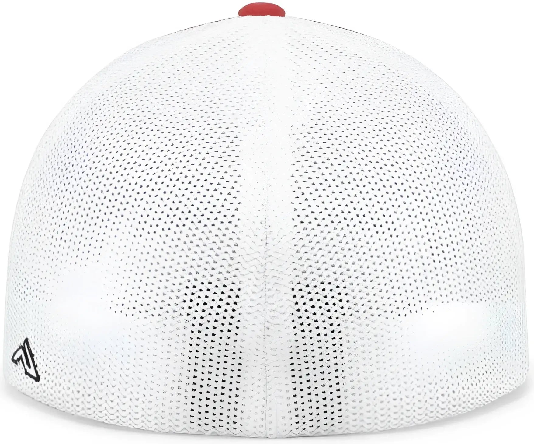 Pacific Headwear 404M Trucker Flexfit Cap - Black Red