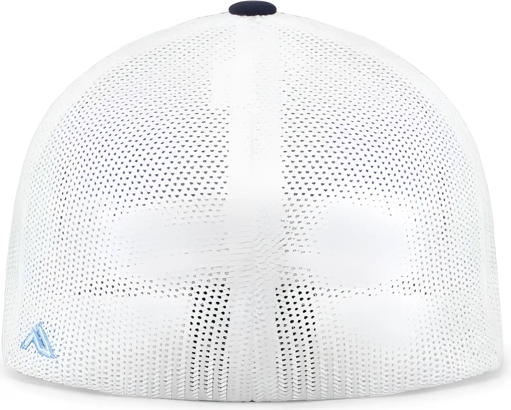 Pacific Headwear 404M Trucker Flexfit Cap - Columbia Blue Navy White