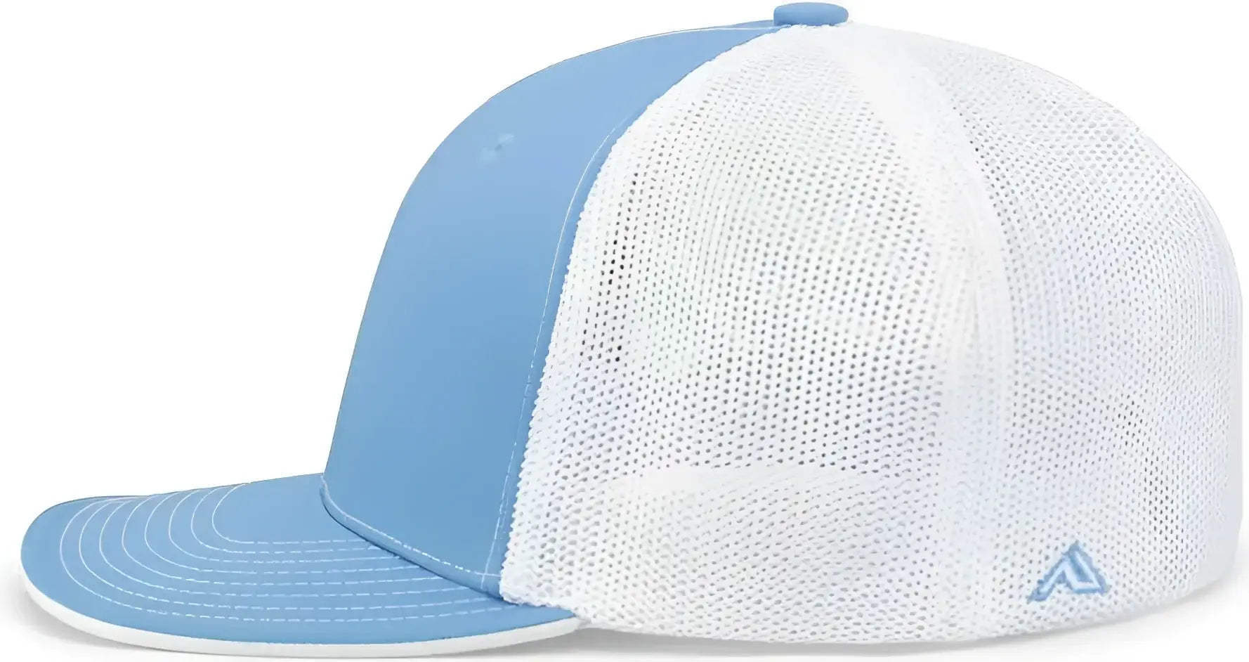 Pacific Headwear 404M Trucker Flexfit Cap - Columbia Blue White