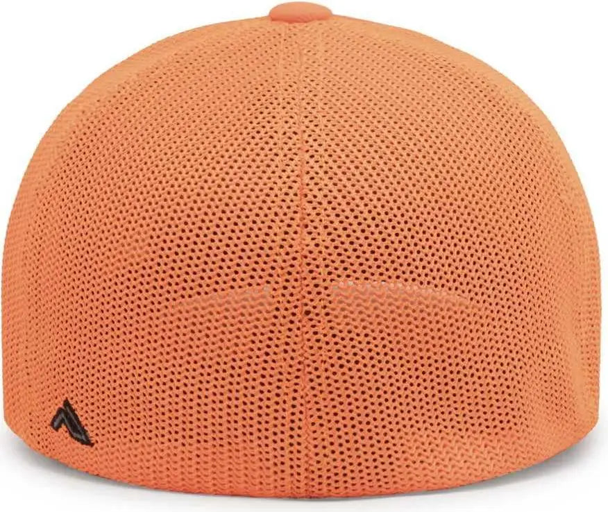 Pacific Headwear 404M Trucker Flexfit Cap - Graphite Neon Orange