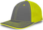 Pacific Headwear 404M Trucker Flexfit Cap Graphite Neon Yellow Dark Gray Yellow / 6 1/2’’ 7’’