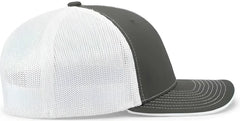 Pacific Headwear 404M Trucker Flexfit Cap Graphite White
