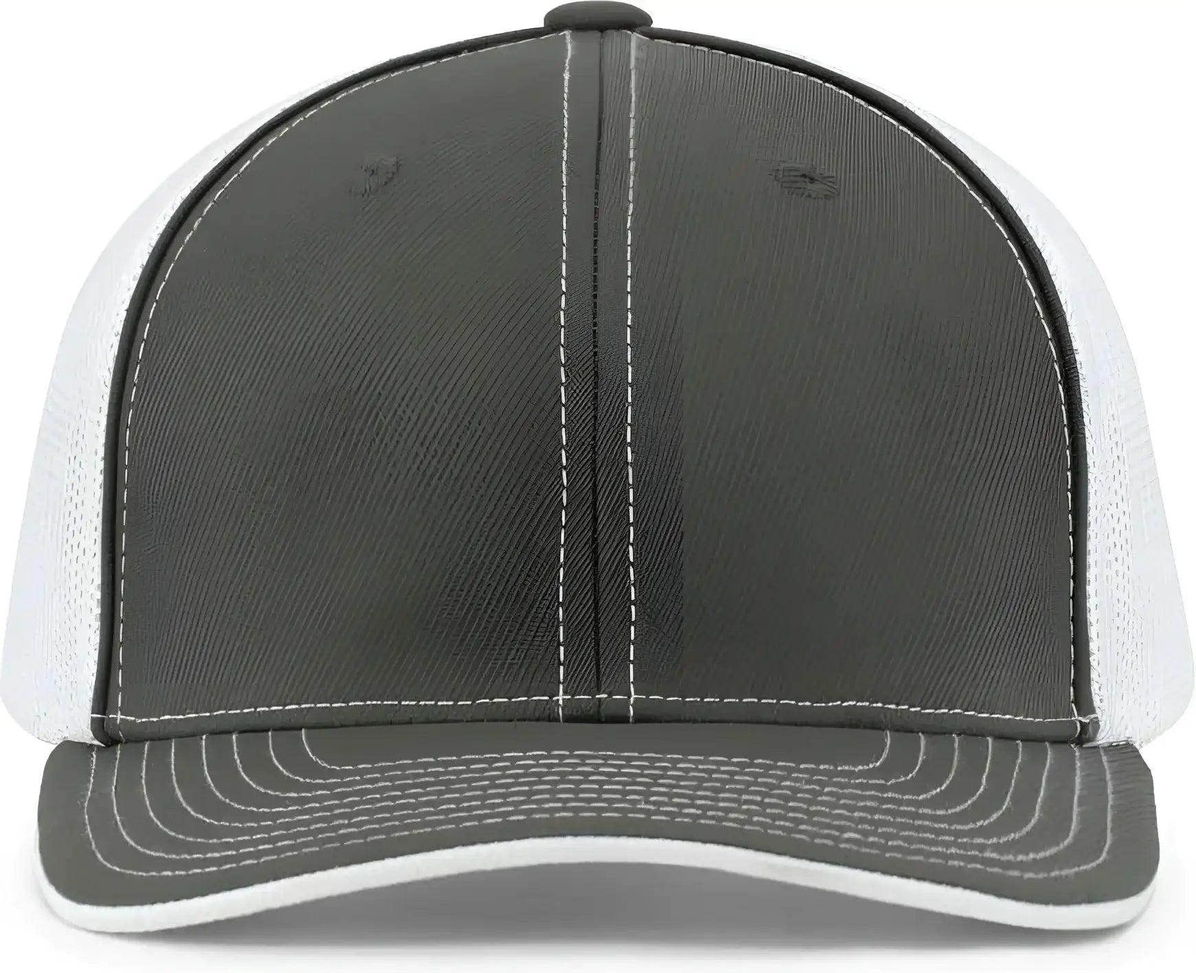Pacific Headwear 404M Trucker Flexfit Cap - Graphite White