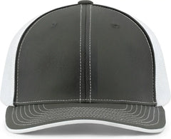 Pacific Headwear 404M Trucker Flexfit Cap Graphite White