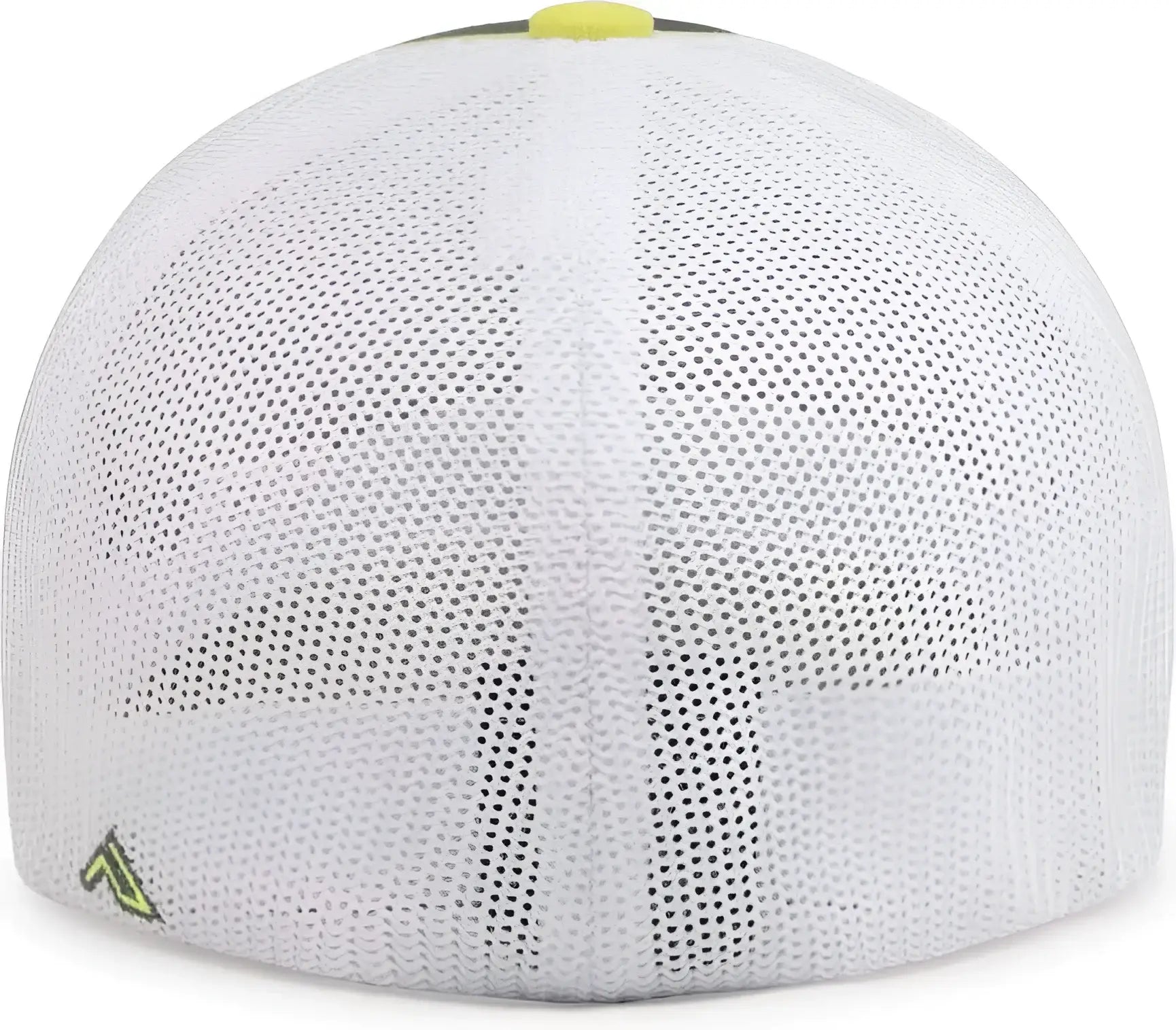 Pacific Headwear 404M Trucker Flexfit Cap - Graphite White Neon Yellow