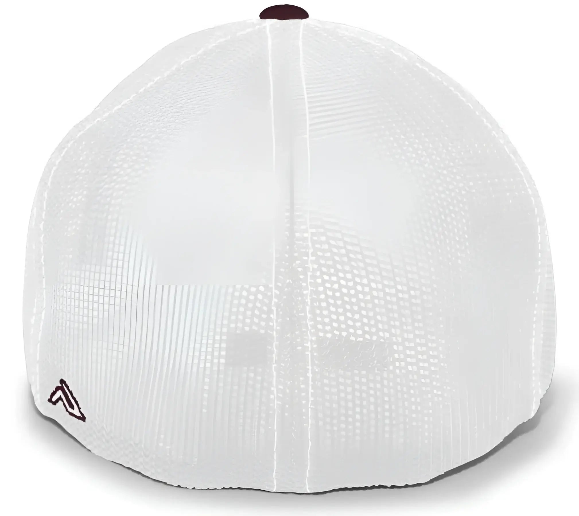 Pacific Headwear 404M Trucker Flexfit Cap - Maroon White