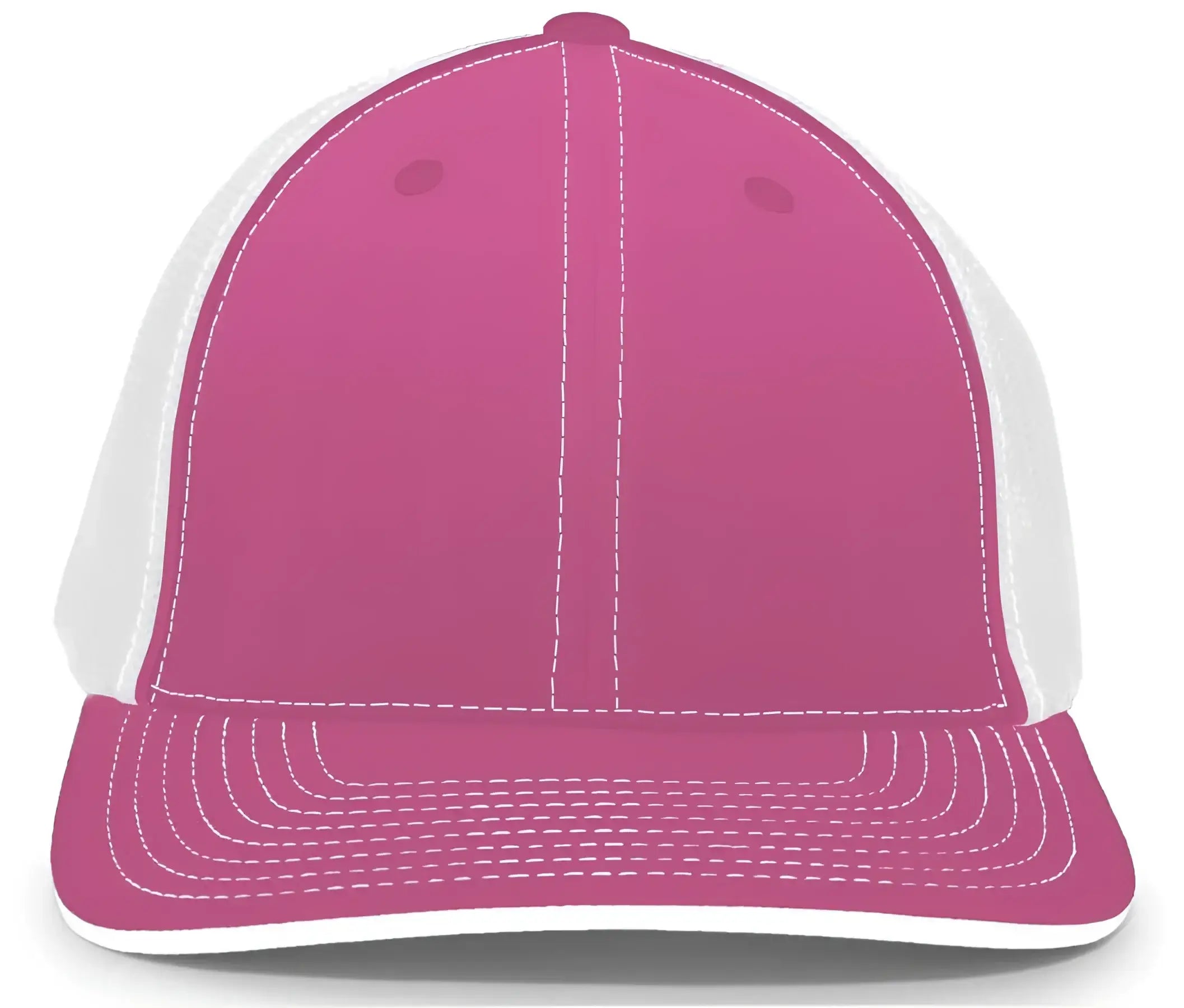 Pacific Headwear 404M Trucker Flexfit Cap - Pink White