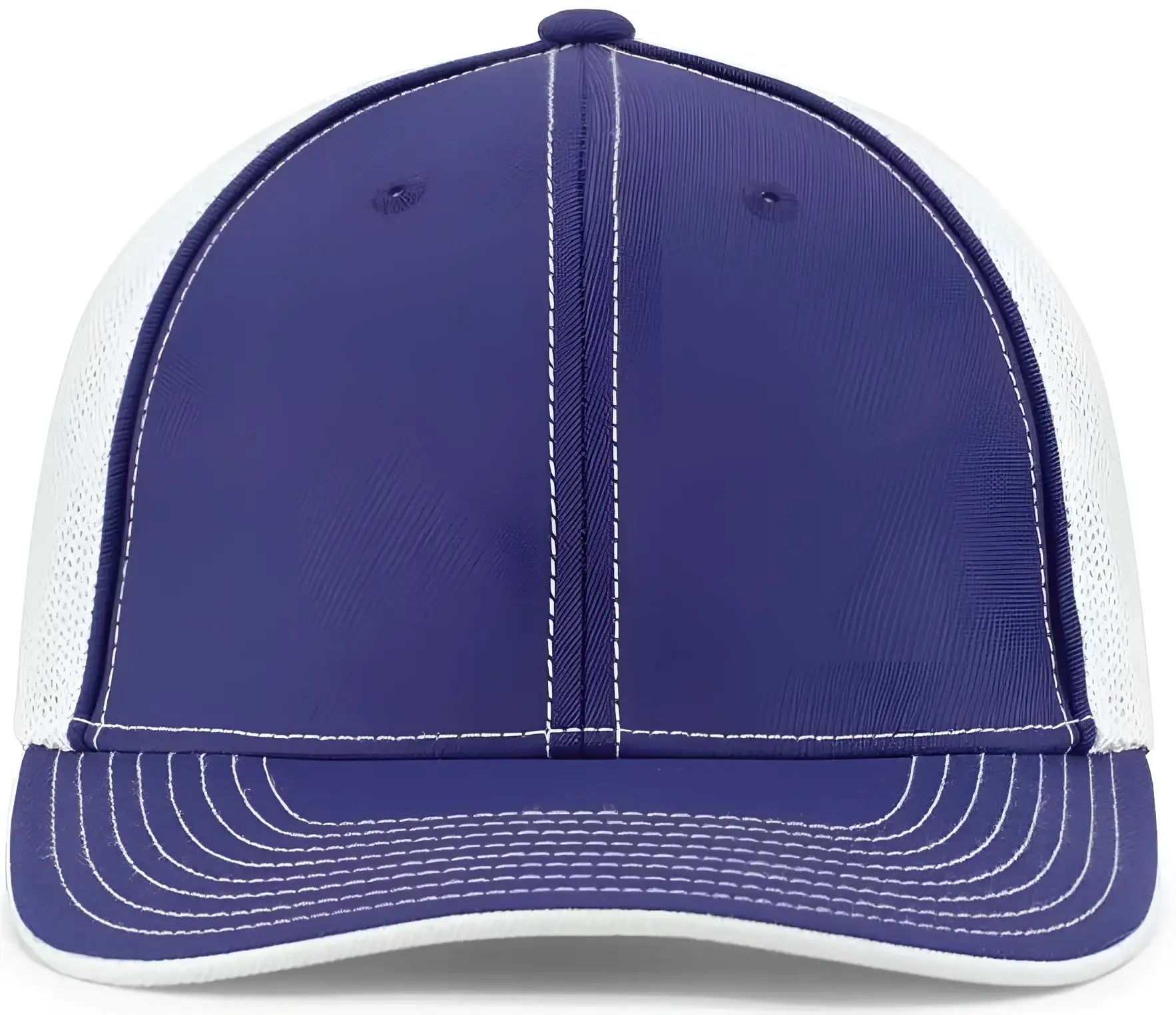 Pacific Headwear 404M Trucker Flexfit Cap - Purple White