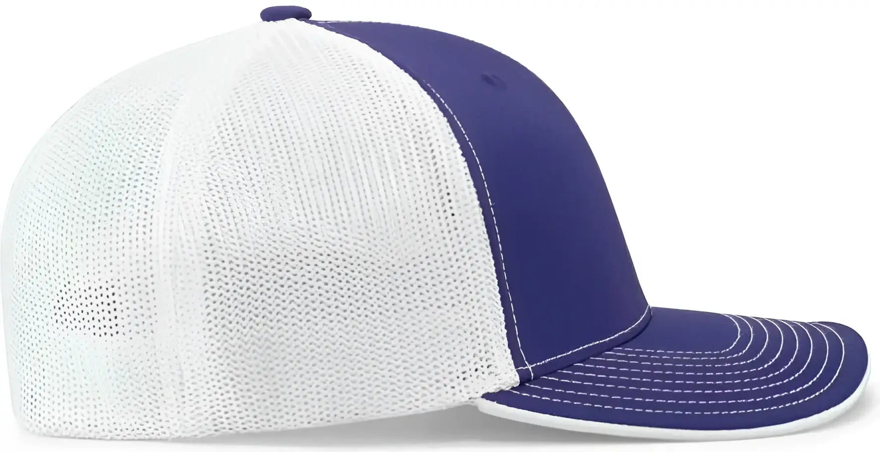 Pacific Headwear 404M Trucker Flexfit Cap - Purple White