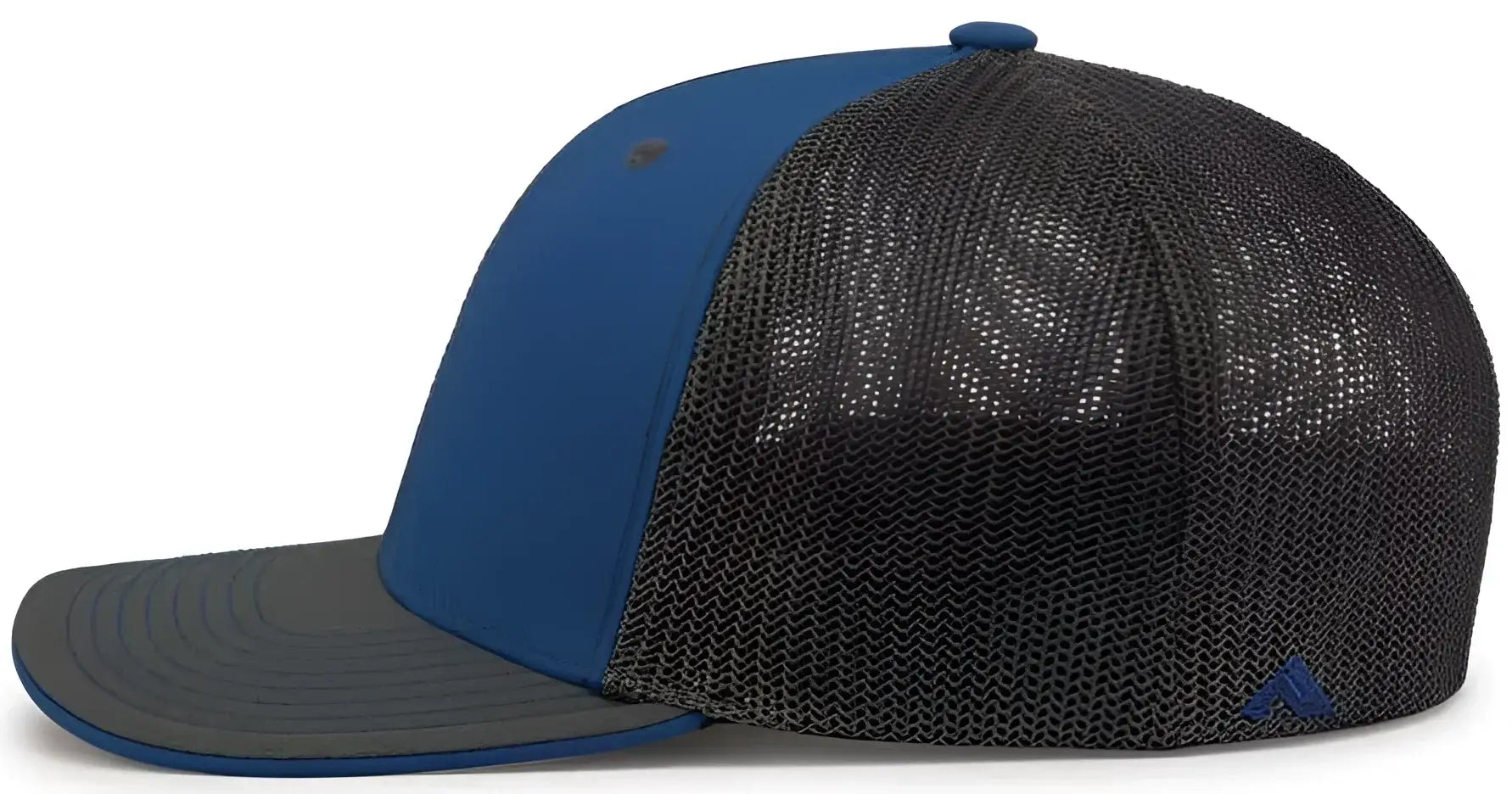 Pacific Headwear 404M Trucker Flexfit Cap - Royal Graphite