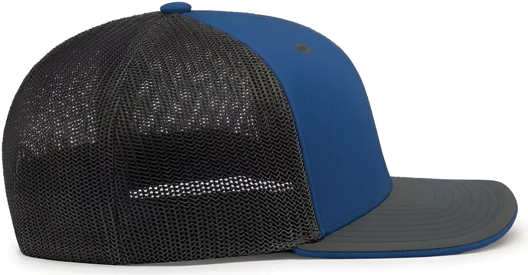 Pacific Headwear 404M Trucker Flexfit Cap - Royal Graphite