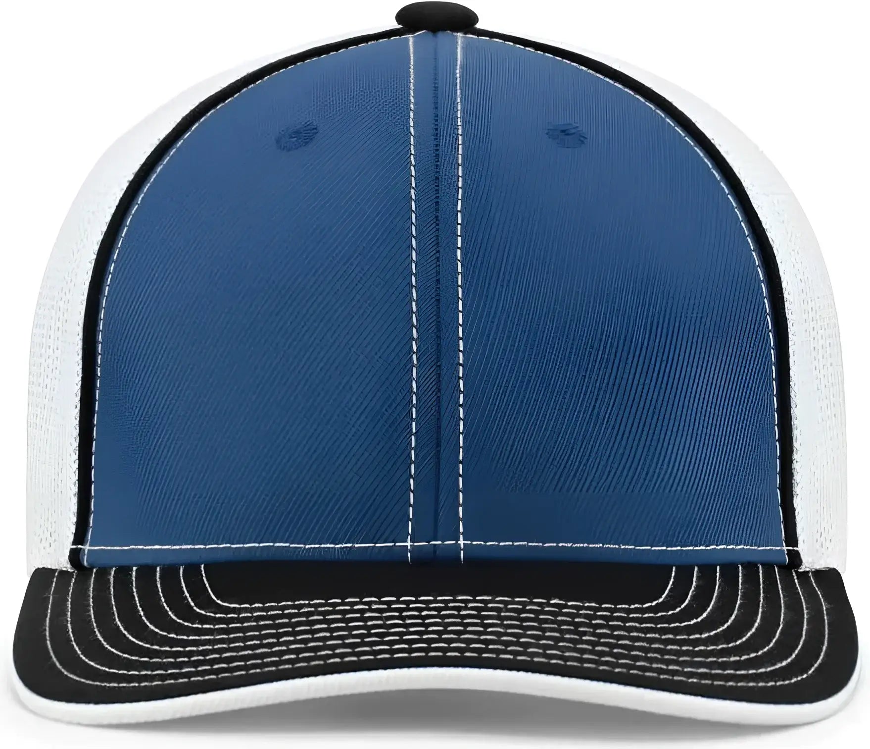 Pacific Headwear 404M Trucker Flexfit Cap - Royal White Black