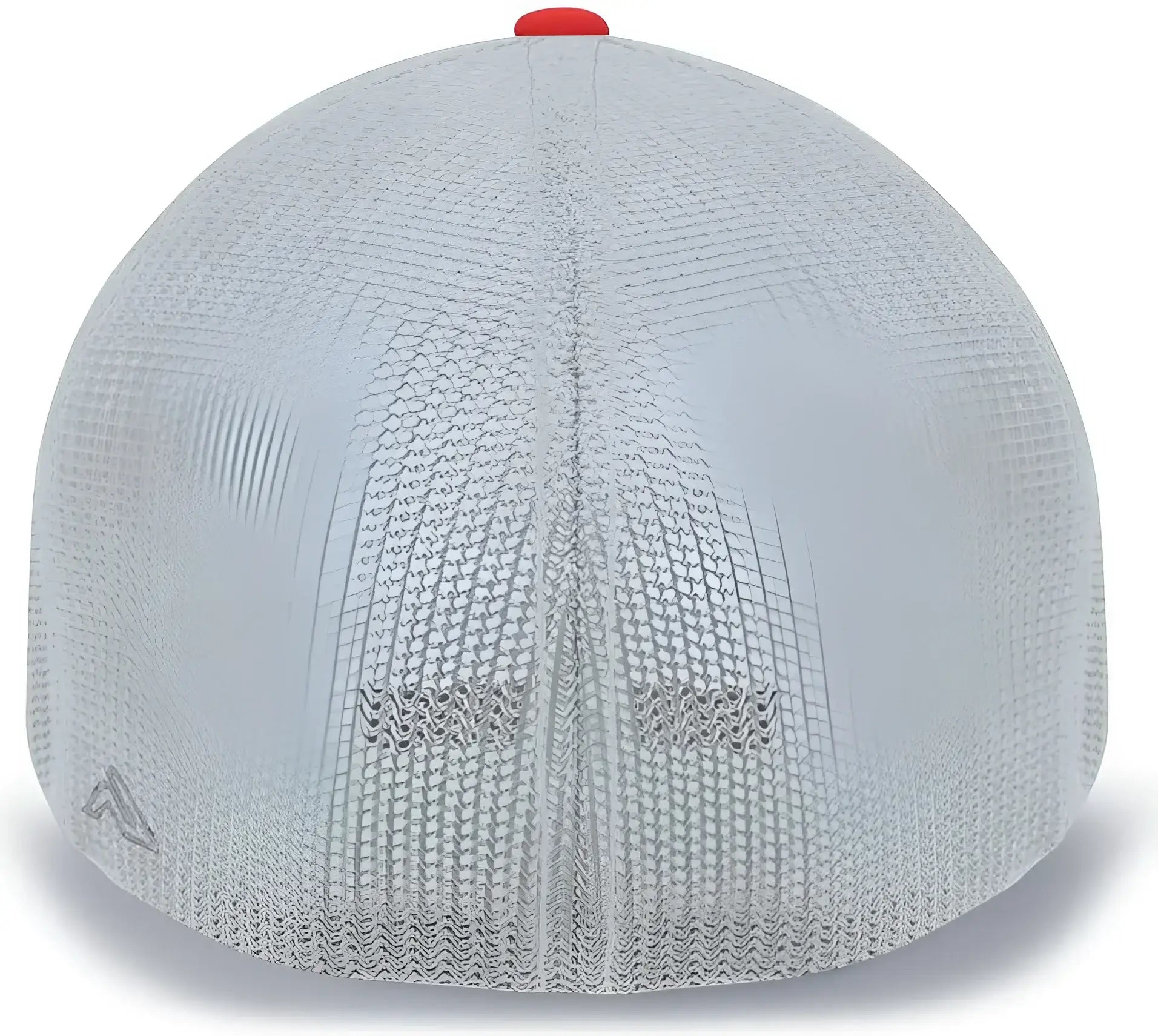 Pacific Headwear 404M Trucker Flexfit Cap - Silver Red
