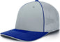 Pacific Headwear 404M Trucker Flexfit Cap Silver Royal Light Gray Royal / 6 3/8’’ 6 7/8’’