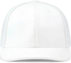 Pacific Headwear 404M Trucker Flexfit Cap White White