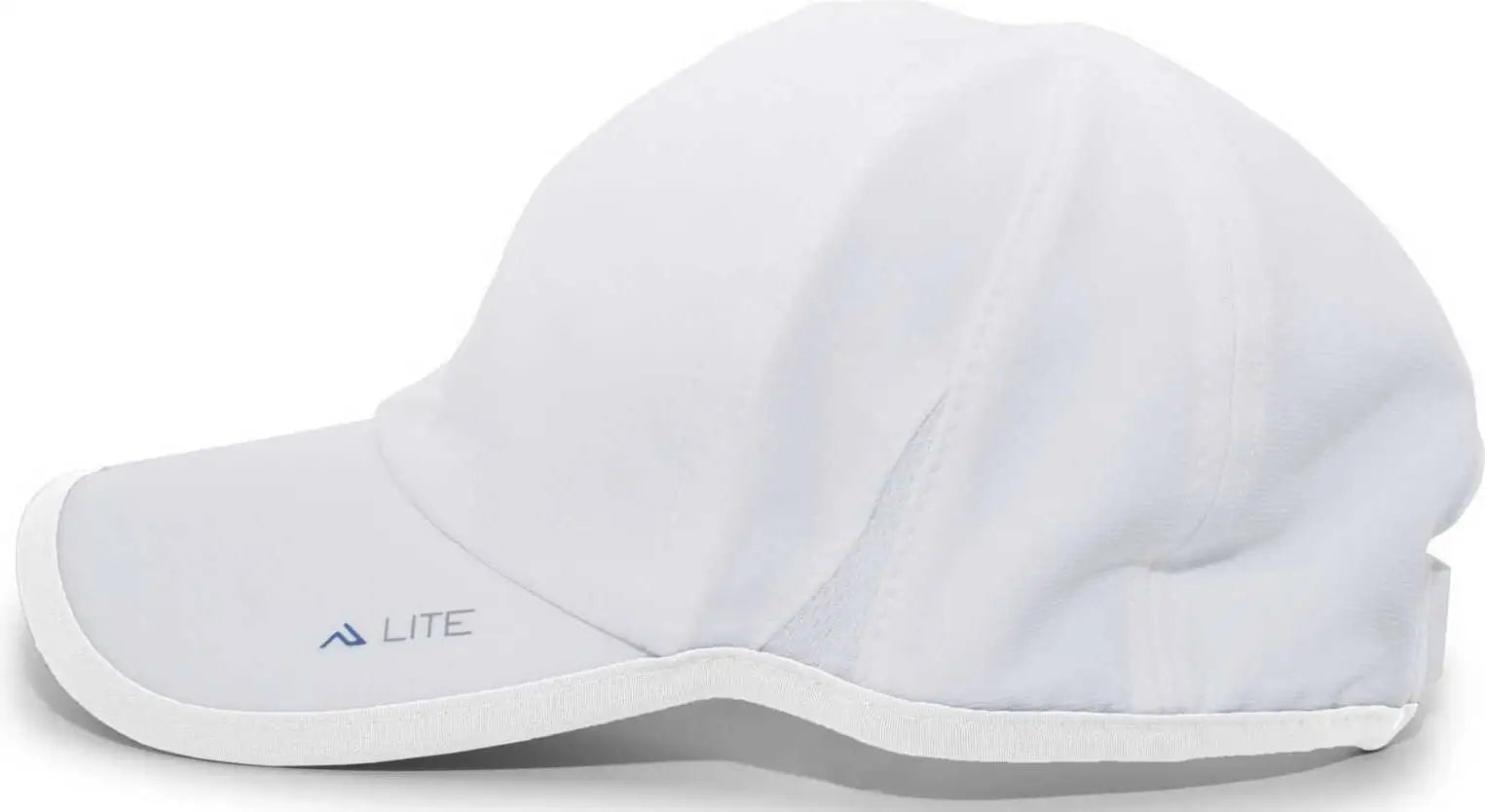 Pacific Headwear 410L Active Cap Hook-and-Loop Cap - White White - White White / 7’’ - 7 7/8’’