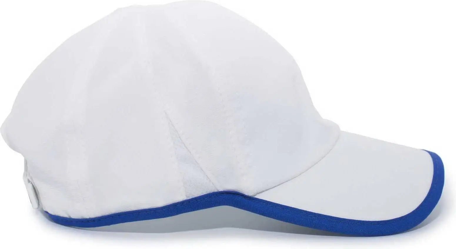 Pacific Headwear 410L Active Cap Hook-and-Loop Cap - White Royal - White Royal / 7’’ - 7 7/8’’
