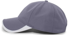 Pacific Headwear 424L Active Cap Hook-and-Loop Cap - Graphite White - Dark Gray White / 7’’ - 7 7/8’’