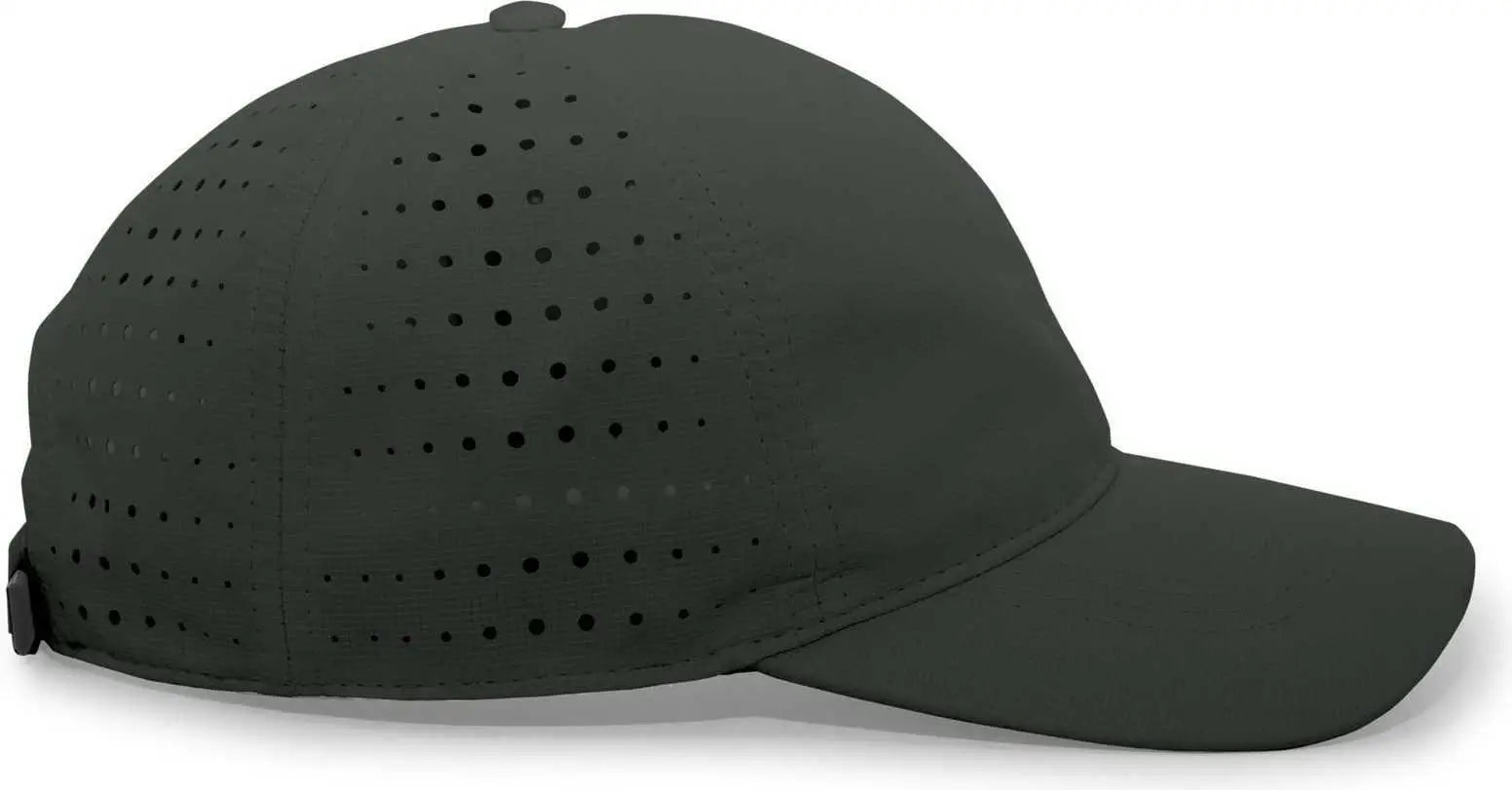 Pacific Headwear 425L Light-Weight Perforated Hook-and-Loop Cap - Dark Green - Forest / 7’’ - 7 7/8’’