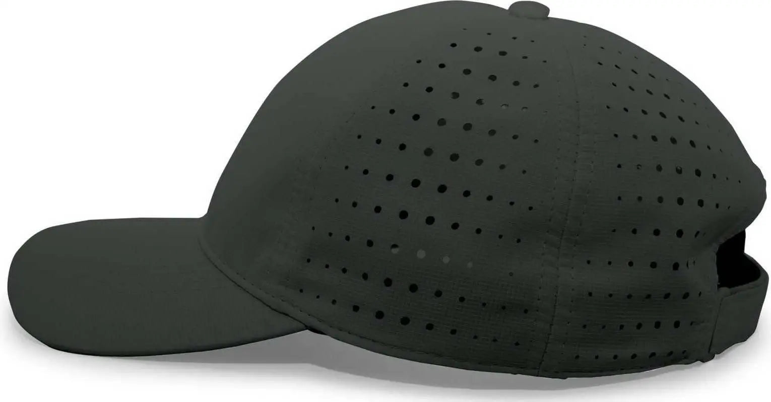 Pacific Headwear 425L Light-Weight Perforated Hook-and-Loop Cap - Dark Green - Forest / 7’’ - 7 7/8’’