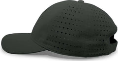 Pacific Headwear 425L Light-Weight Perforated Hook-and-Loop Cap - Dark Green - Forest / 7’’ - 7 7/8’’