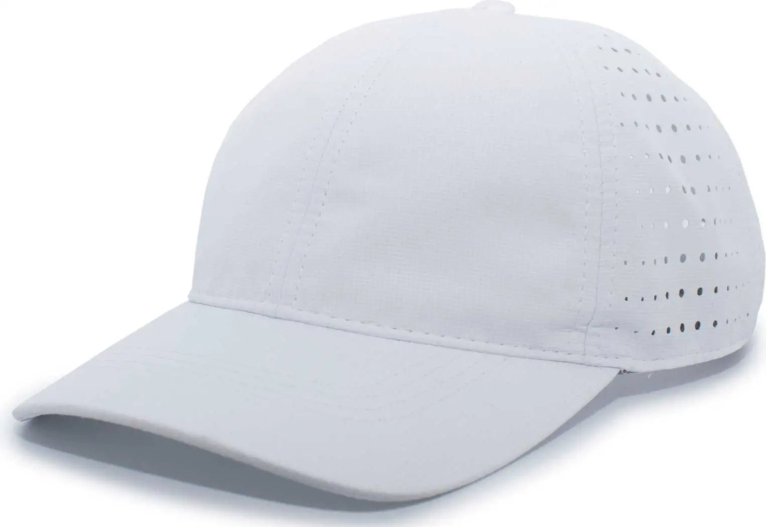 Pacific Headwear 425L Light-Weight Perforated Hook-and-Loop Cap - Silver - Silver / 7’’ - 7 7/8’’