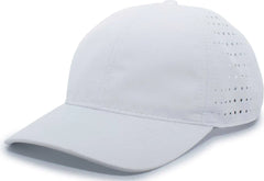 Pacific Headwear 425L Light-Weight Perforated Hook-and-Loop Cap - Silver - Silver / 7’’ - 7 7/8’’