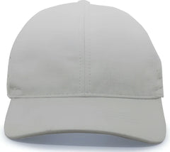 Pacific Headwear 425L Light-Weight Perforated Hook-and-Loop Cap - Silver - Silver / 7’’ - 7 7/8’’
