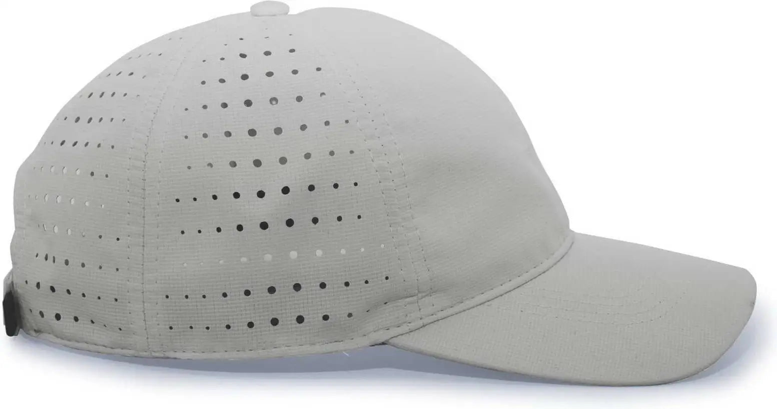 Pacific Headwear 425L Light-Weight Perforated Hook-and-Loop Cap - Silver - Silver / 7’’ - 7 7/8’’